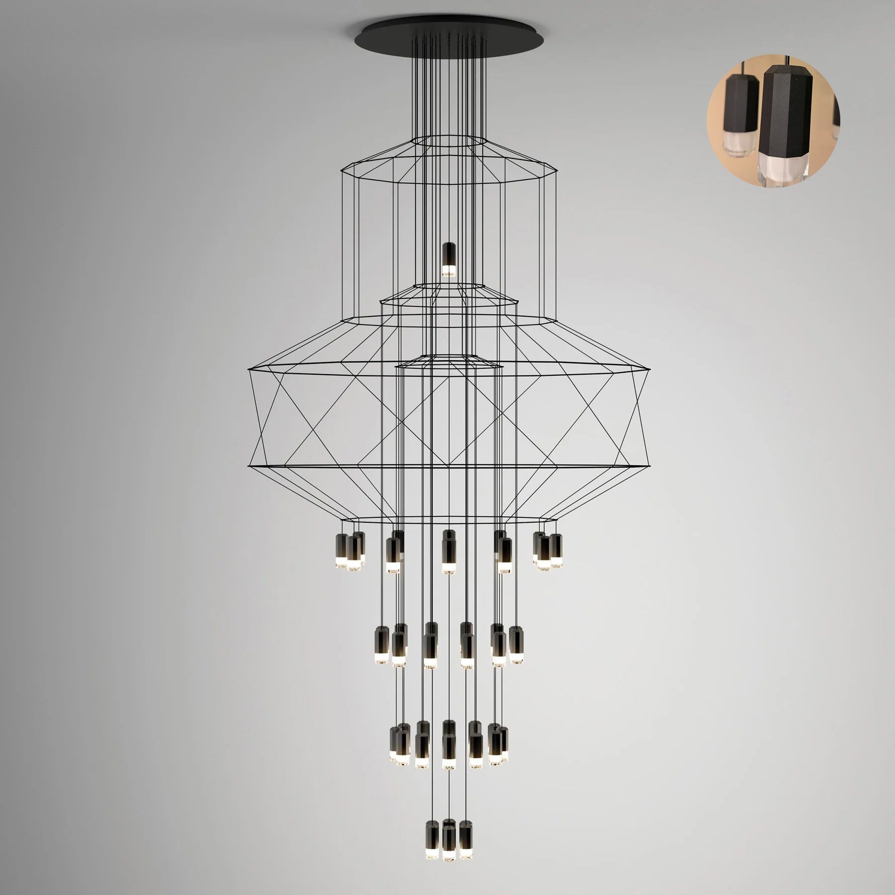 Lattice Chandelier