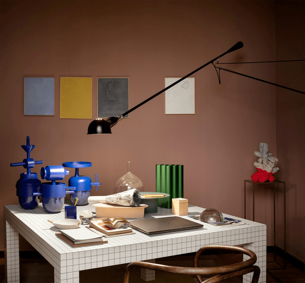 Long Swing Arm Wall Lamp