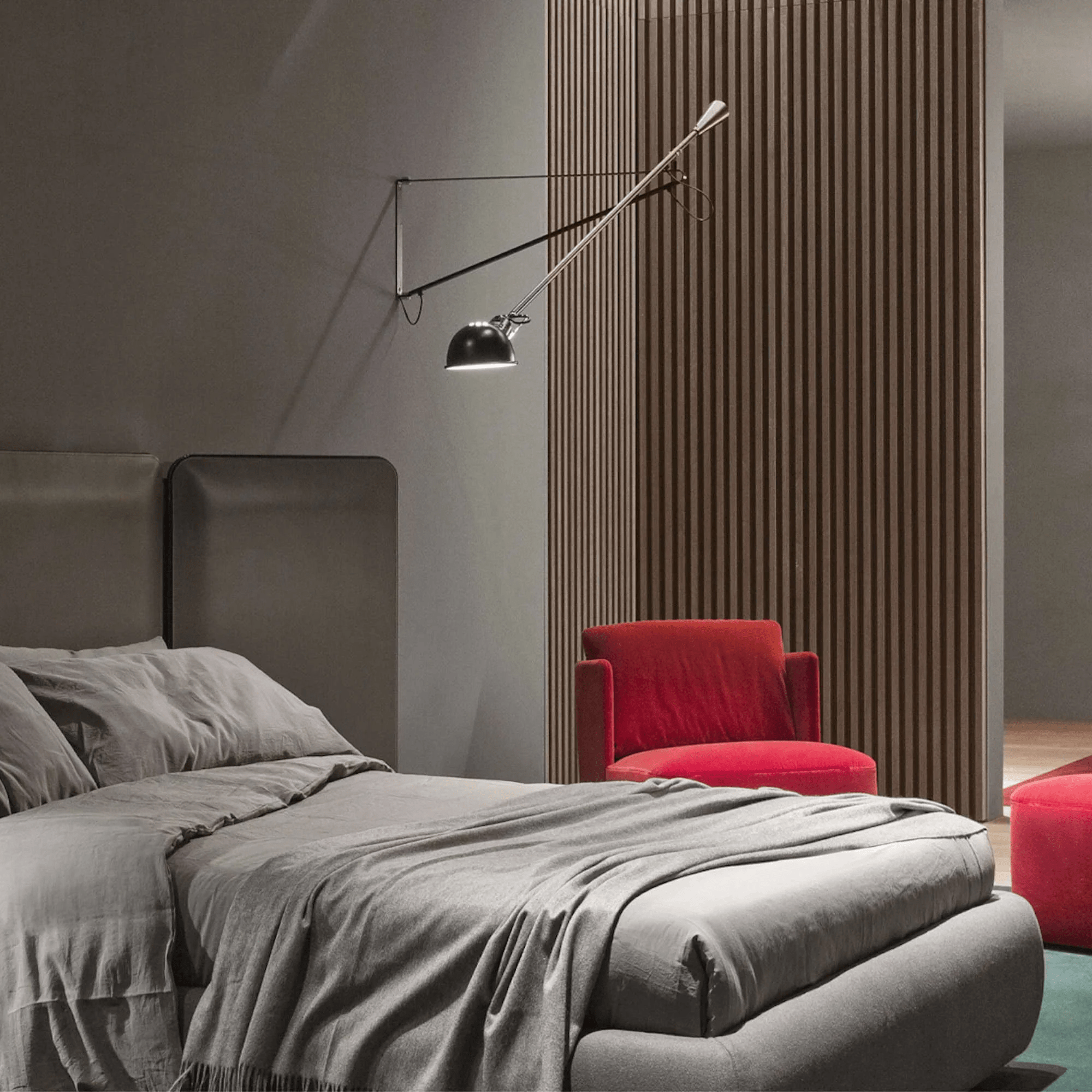 Long Swing Arm Wall Lamp