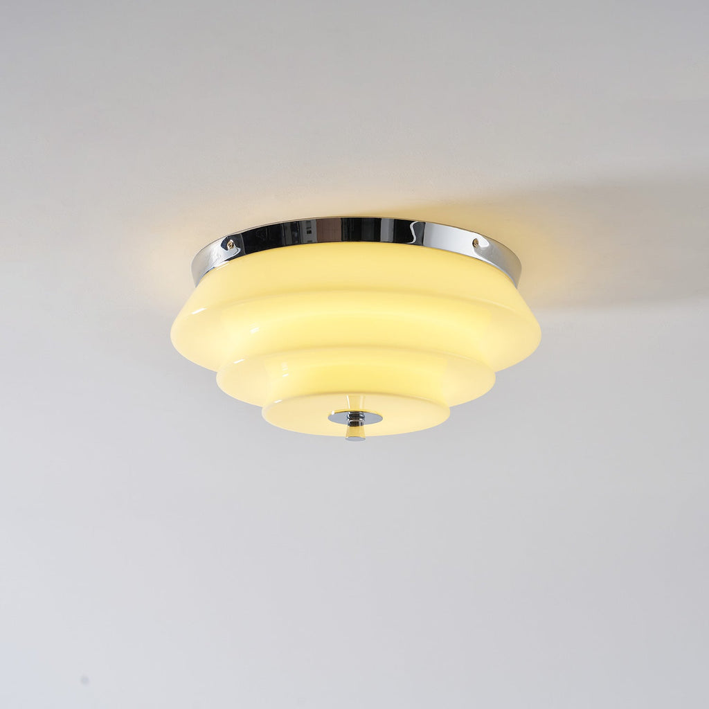 Tiered Glass  Ceiling Light
