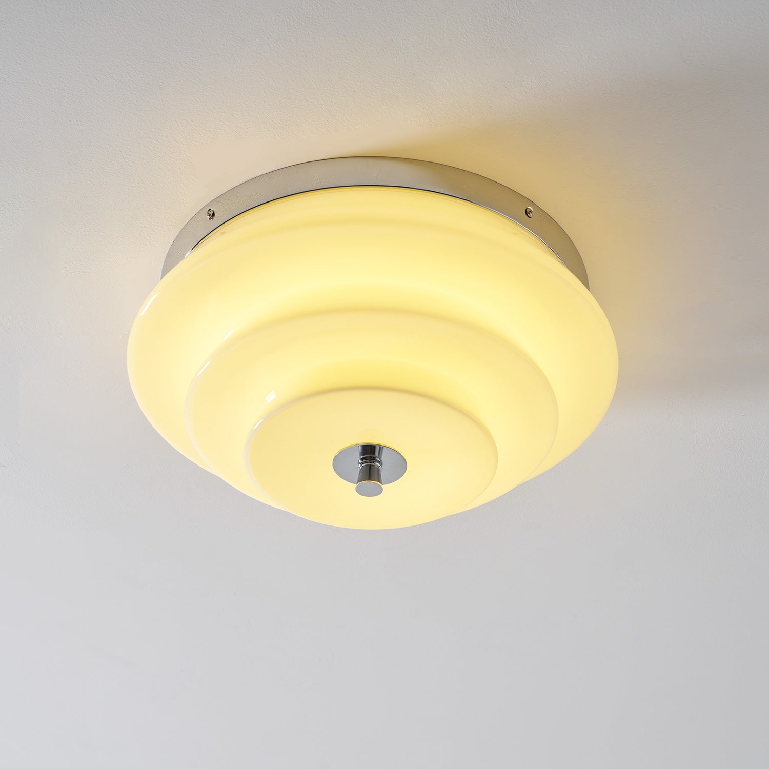 Tiered Glass  Ceiling Light