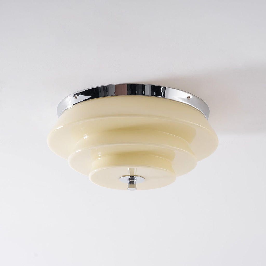 Tiered Glass  Ceiling Light