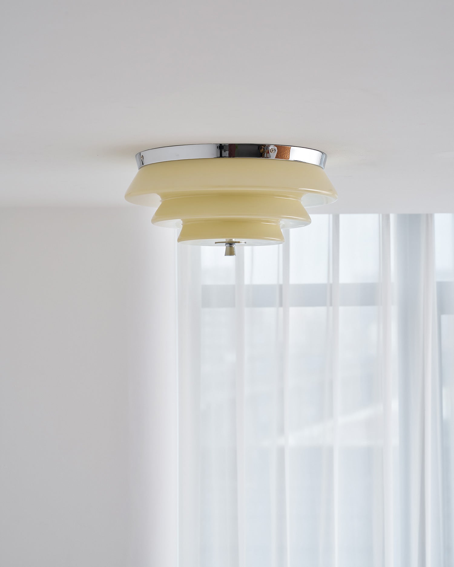 Tiered Glass  Ceiling Light