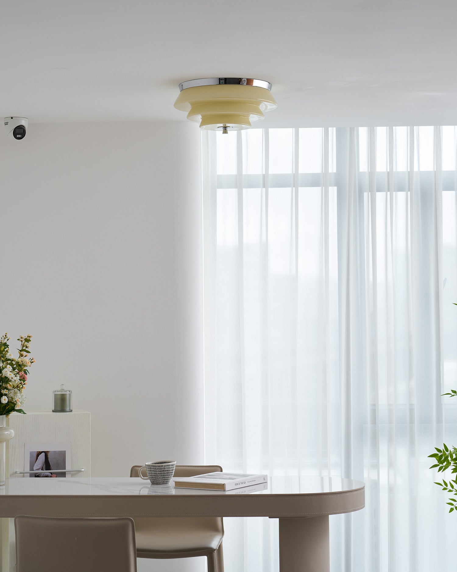 Tiered Glass  Ceiling Light