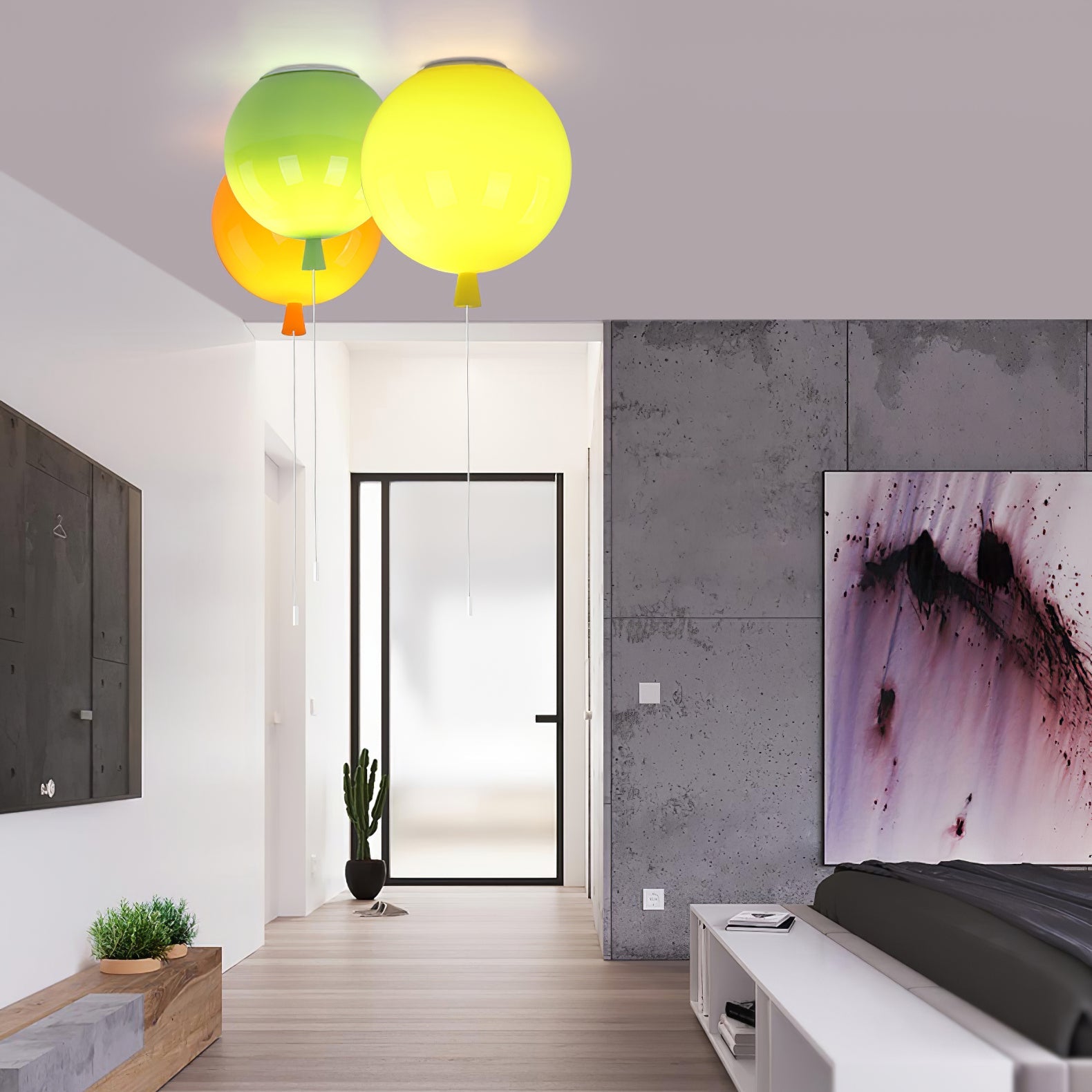 Balloon Dream Glass Ceiling Light