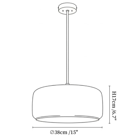 Metro Sphere Glass Pendant Lamp large size