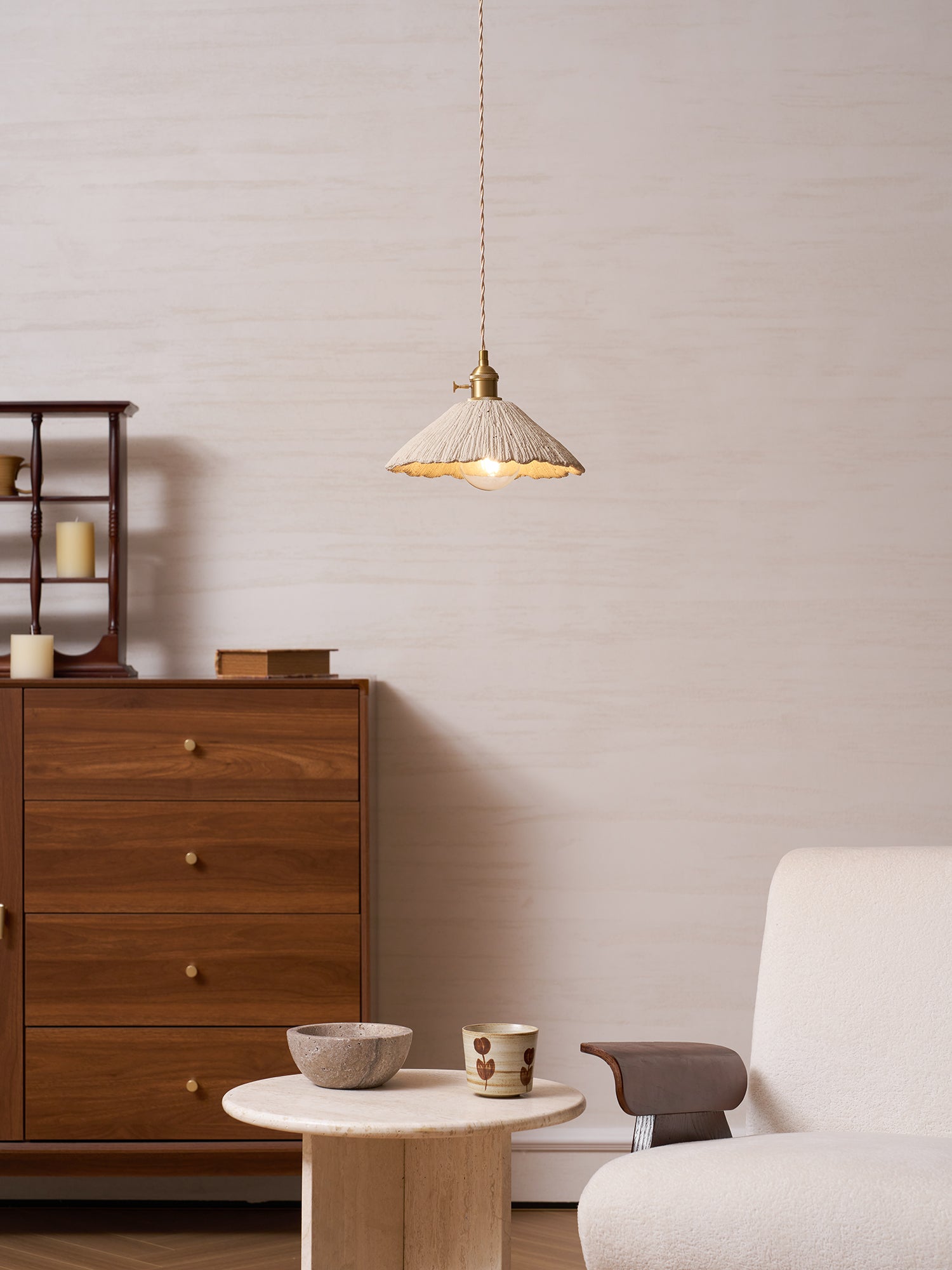 Microcement Pendant Lamp