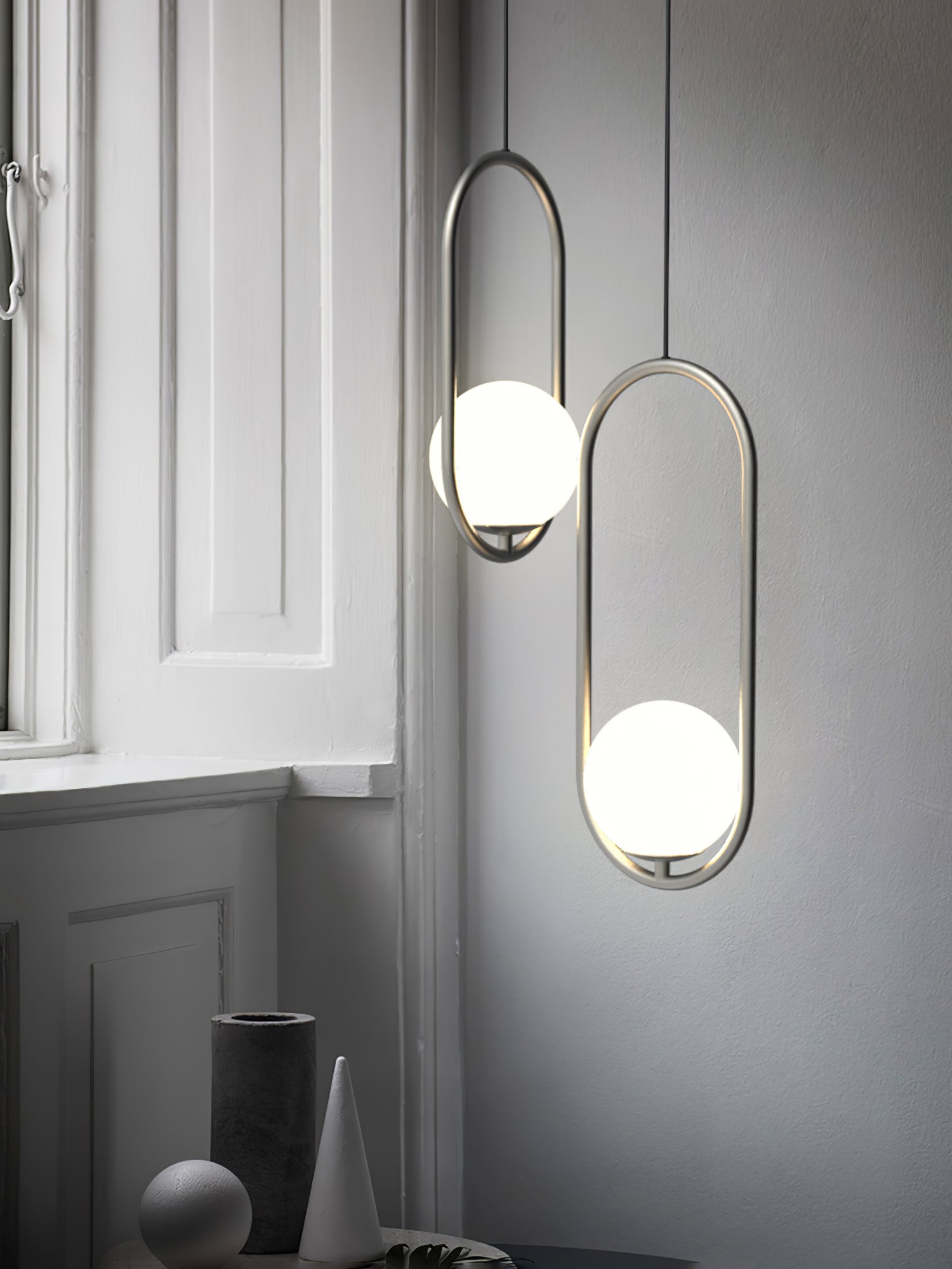 Loop Brass Pendant Light
