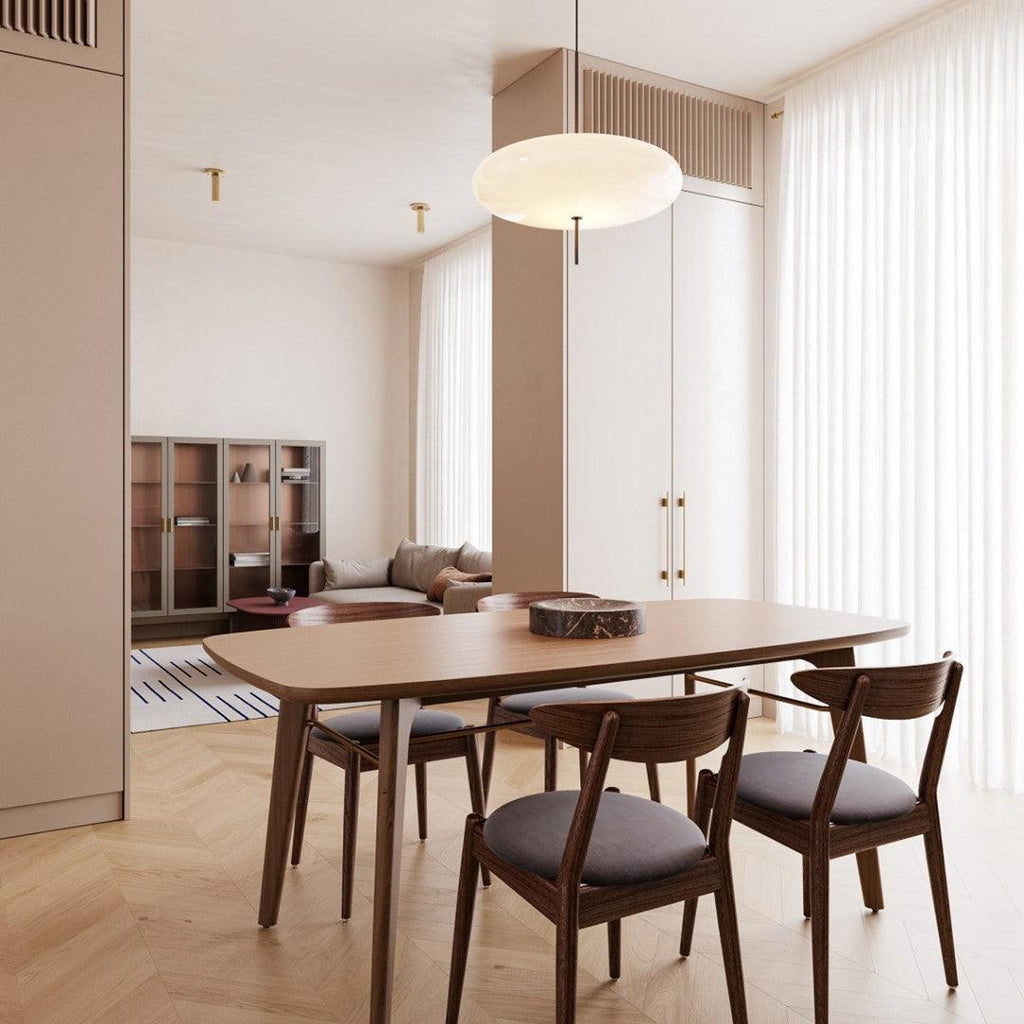 Opal Disc Suspension Lamp