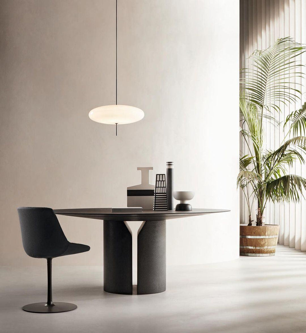 Opal Disc Suspension Lamp