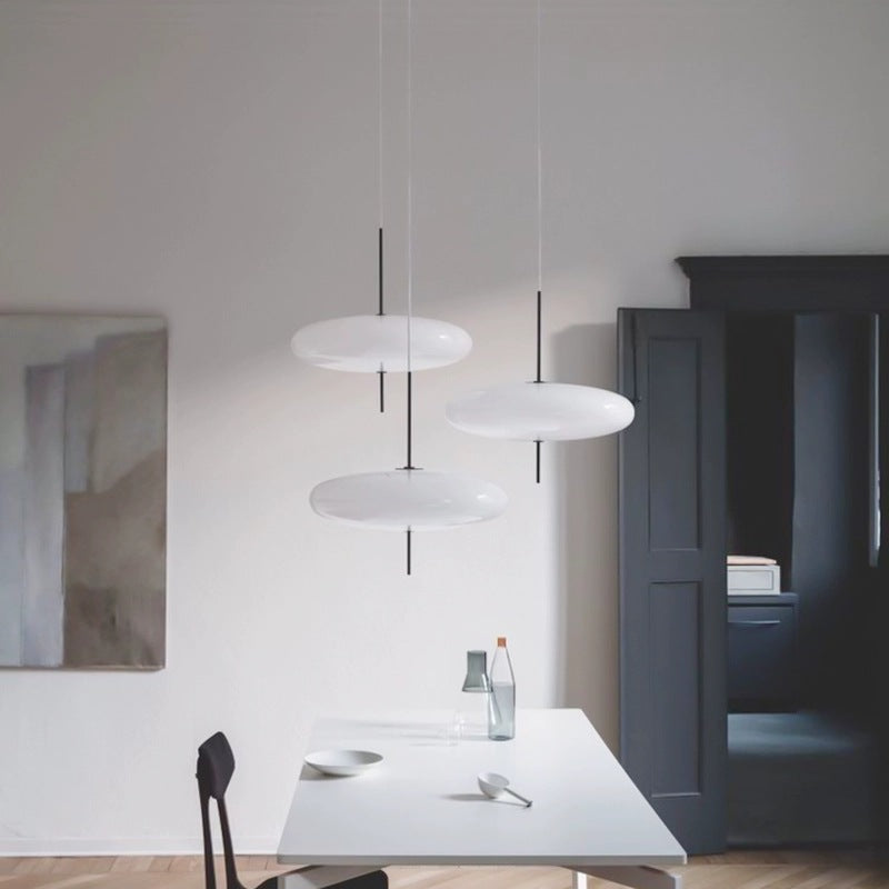 Opal Disc Suspension Lamp