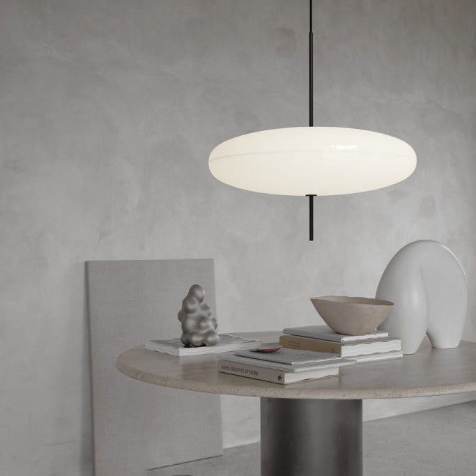 Opal Disc Suspension Lamp