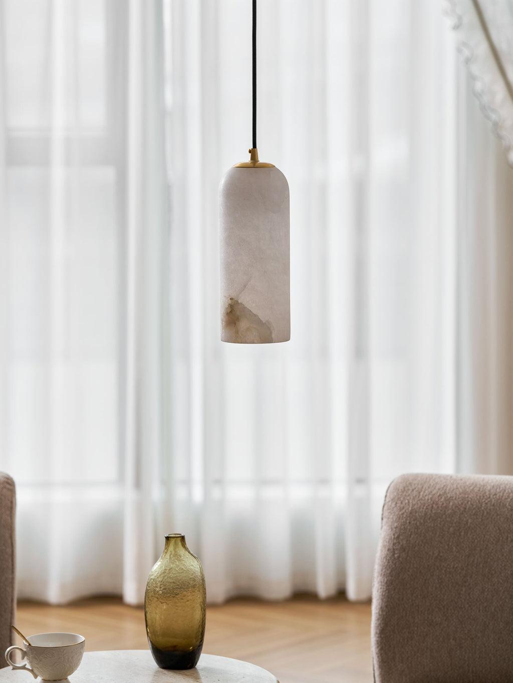 Monty  Alabaster Pendant Lamp