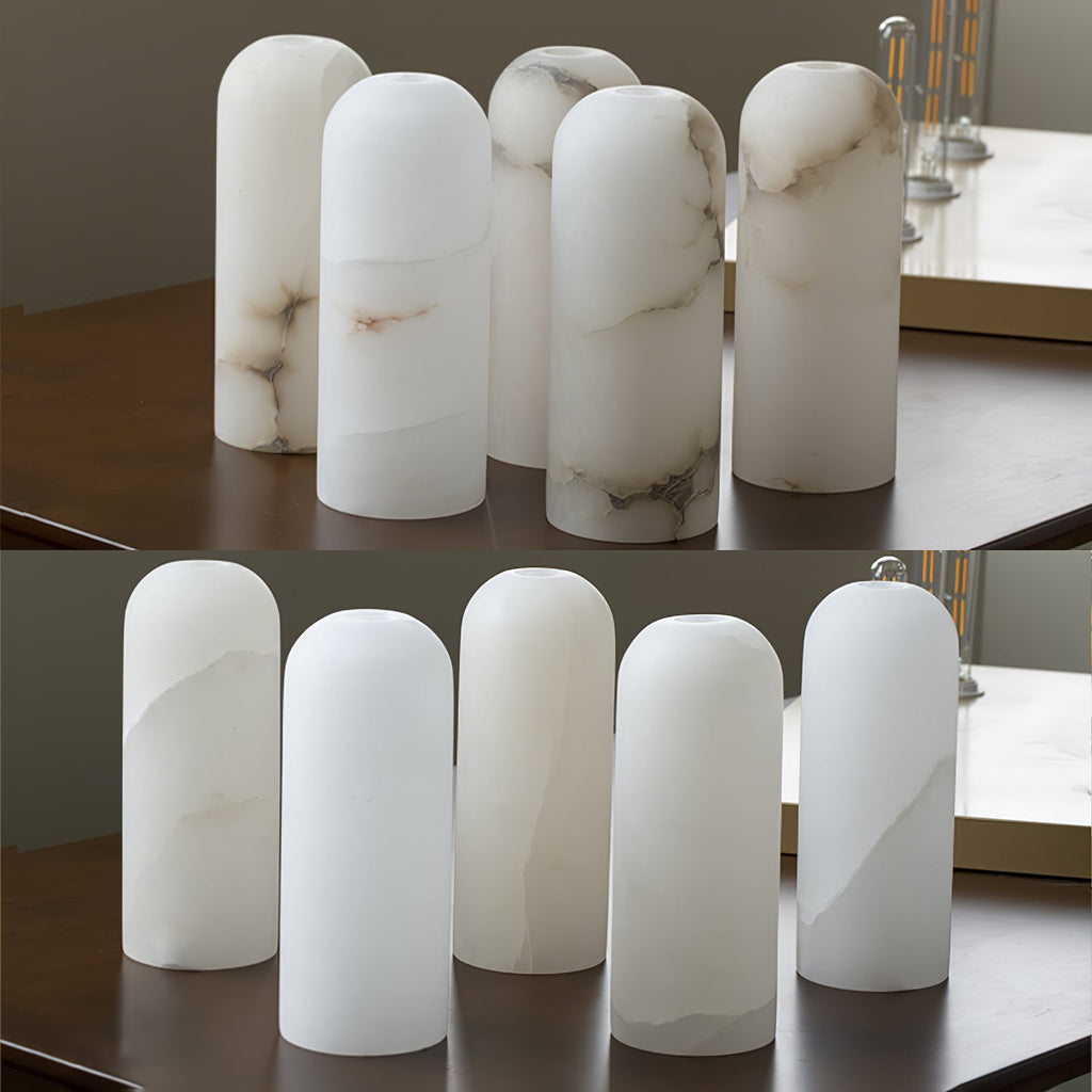 Monty Alabaster Plug-in Wall Lamp