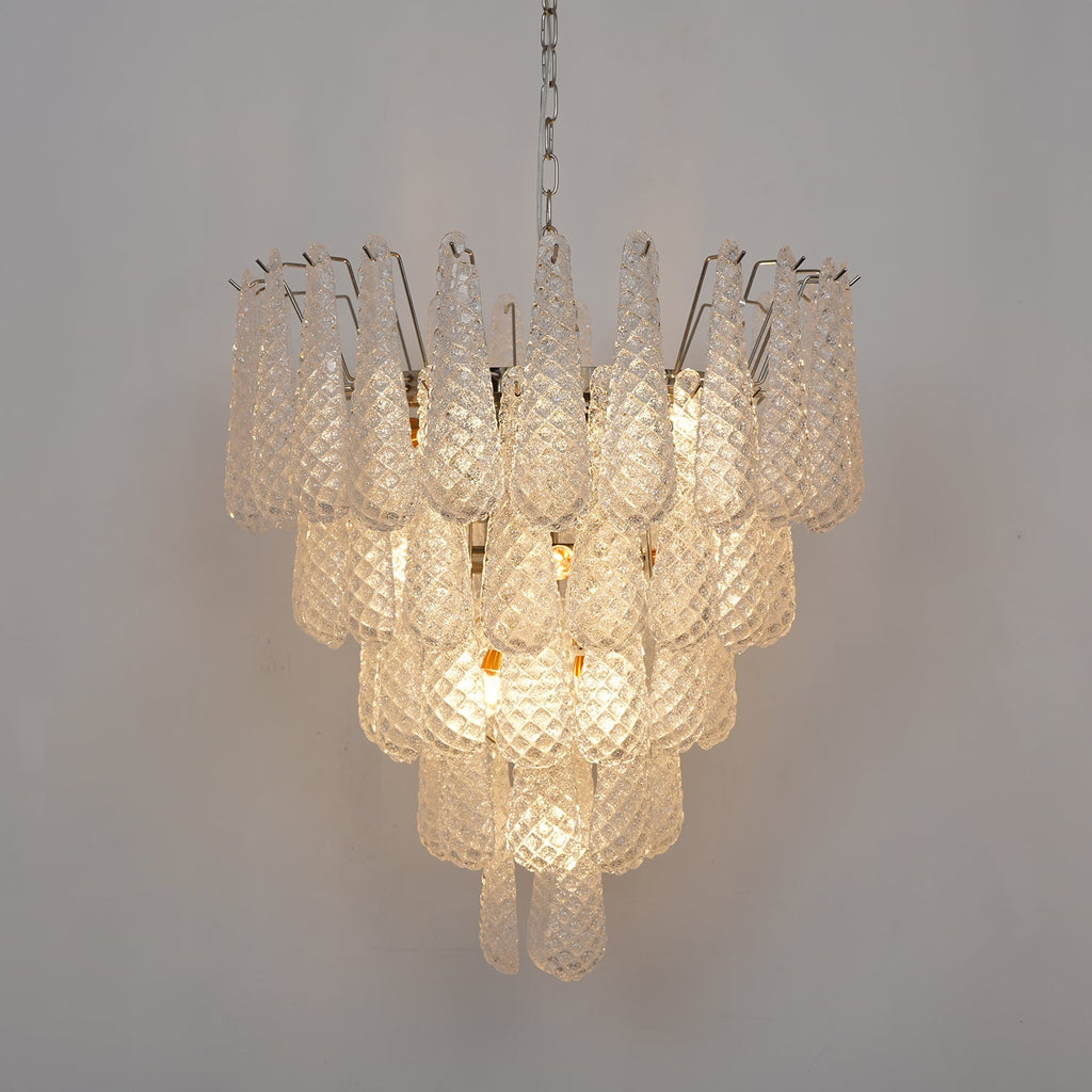 Glass Droplet Chandelier