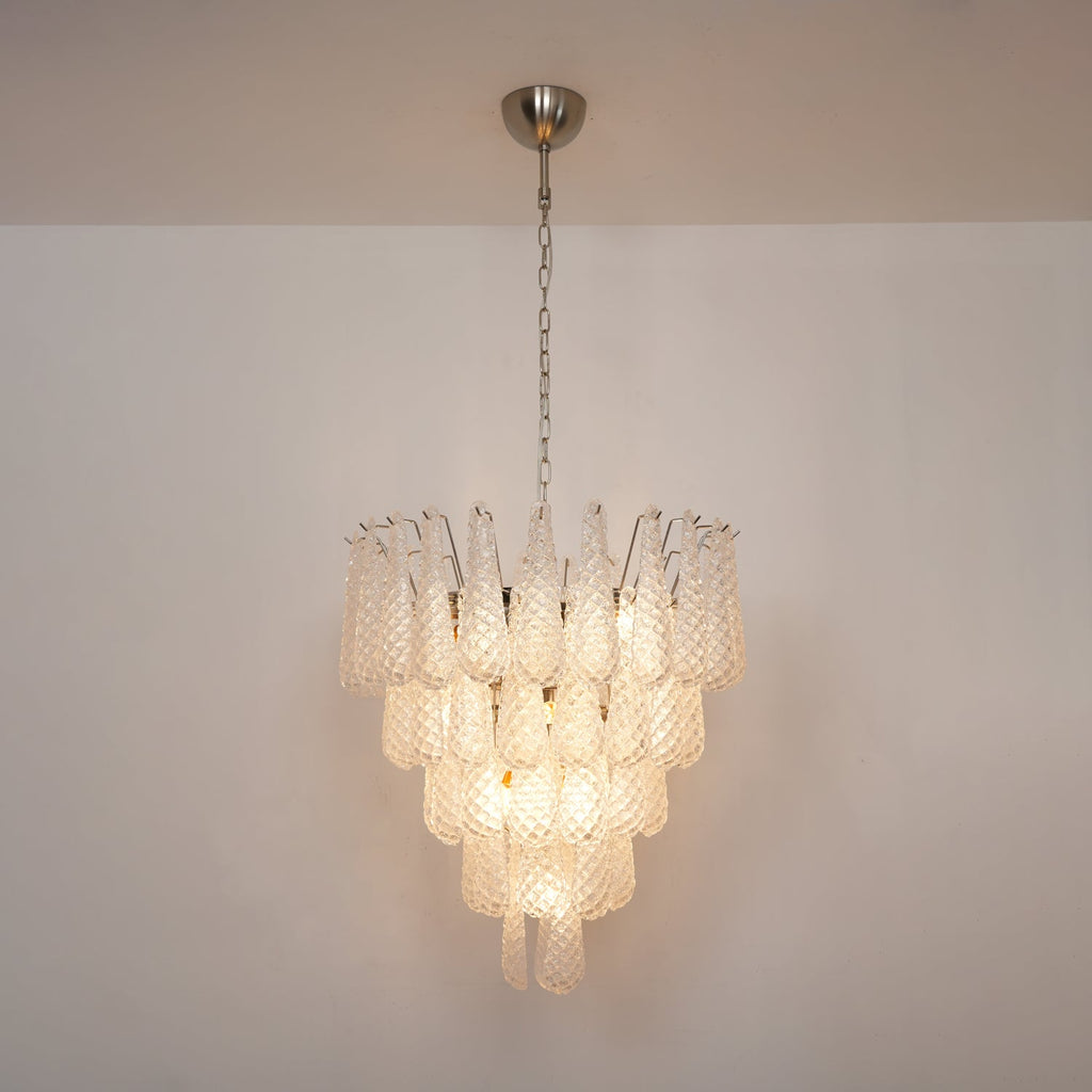 Glass Droplet Chandelier
