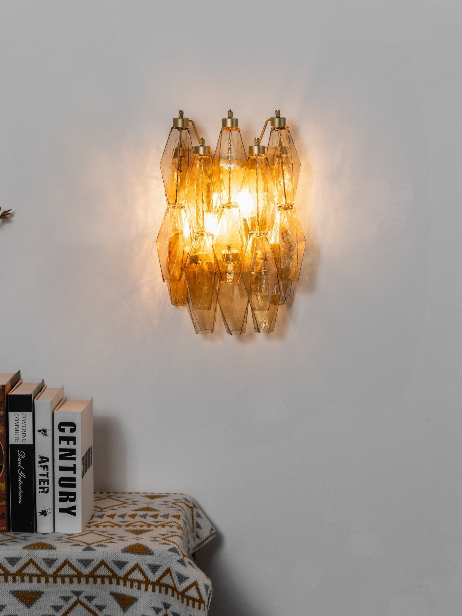 Rhombus Glass Wall Lamp