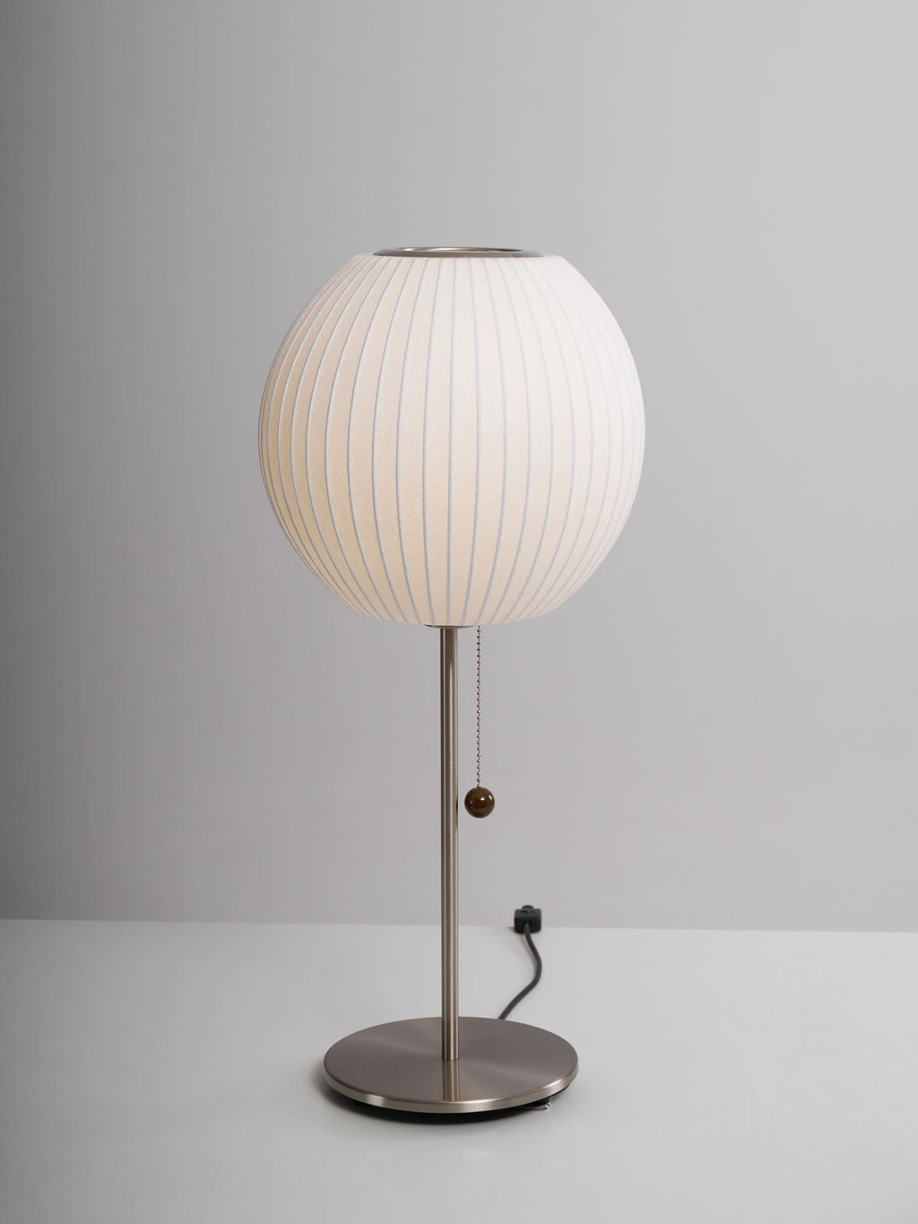 Faux Silk Bubble Table Lamp