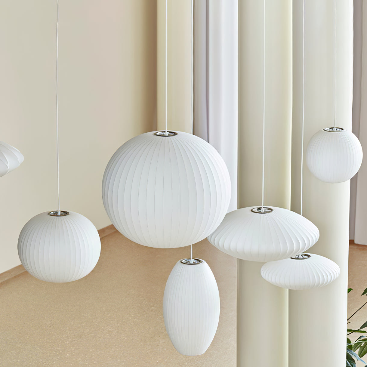 Bubble Swing Arm Pendant Lamp
