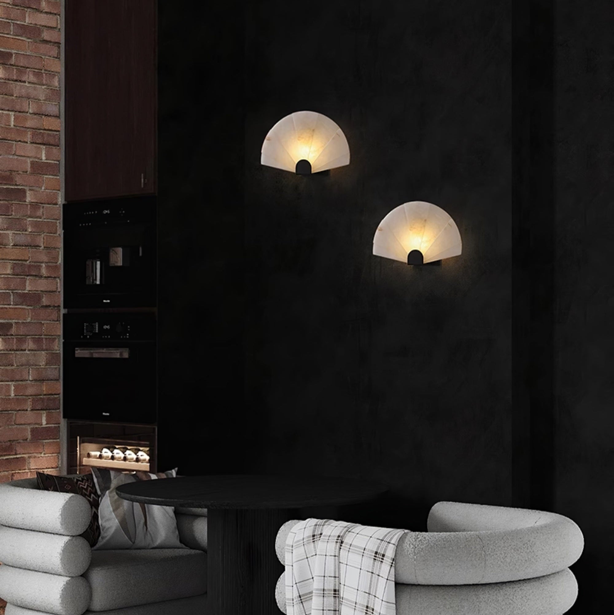 Nevora Alabaster Wall Lamp