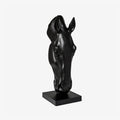 Noir Equine Head Sculpture