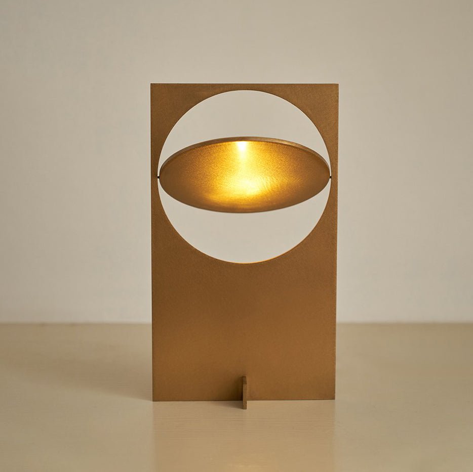 Axis Rotating Disc Table Lamp
