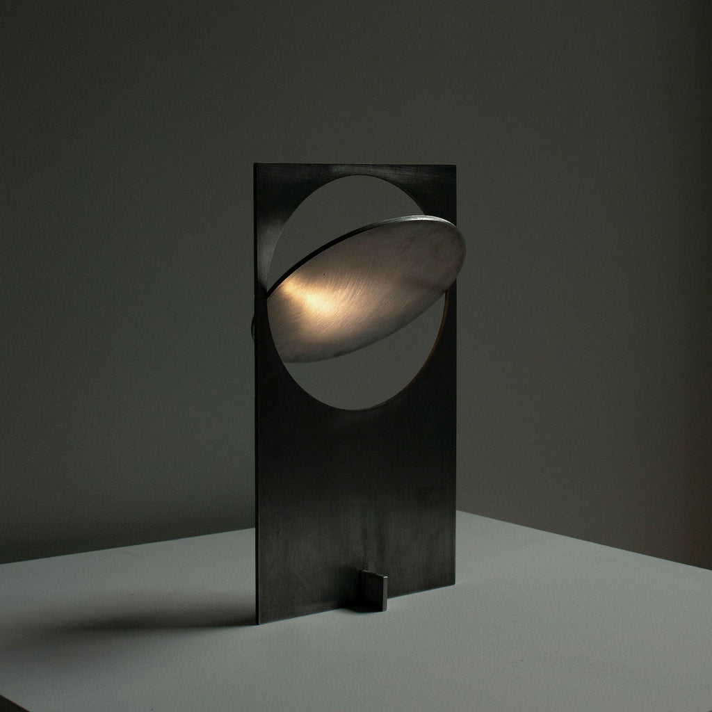 Axis Rotating Disc Table Lamp