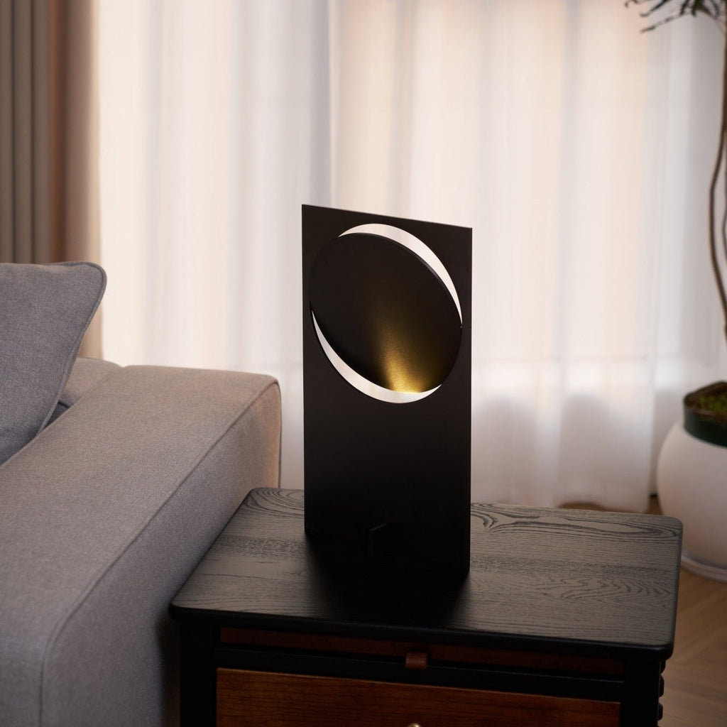 Axis Rotating Disc Table Lamp
