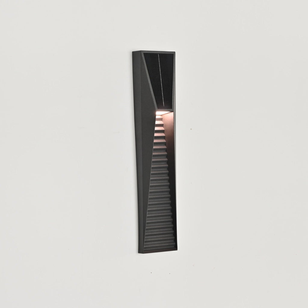 Obsidian Path Solar Outdoor Wall Light