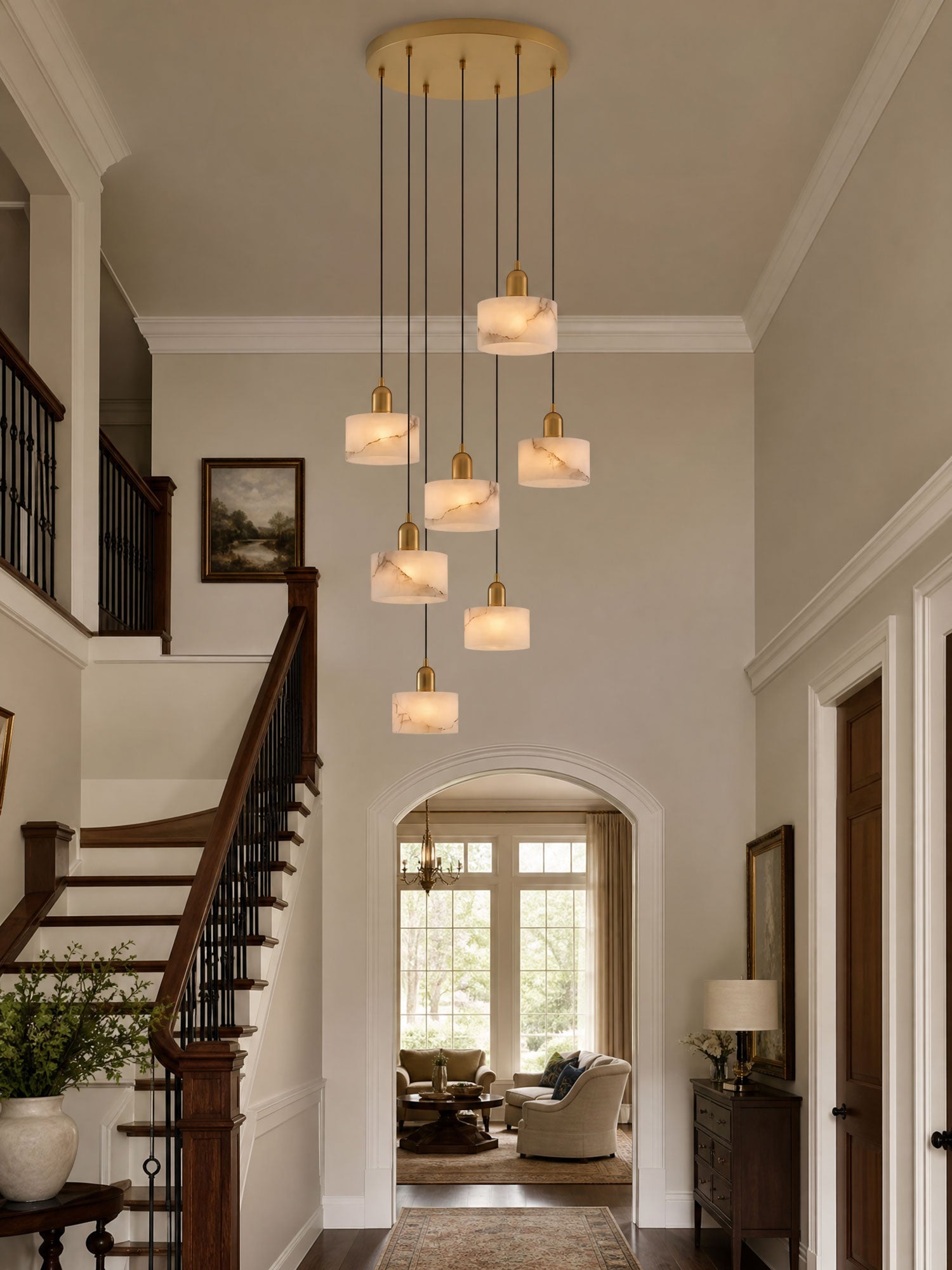 Odyssey Alabaster Pendant Light