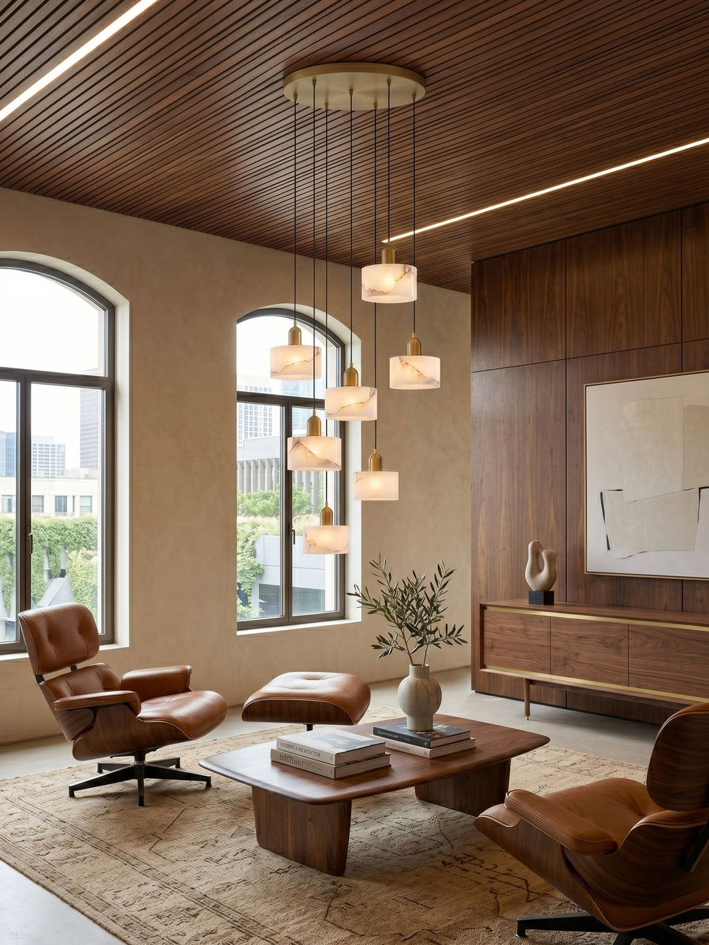 Odyssey Alabaster Pendant Light