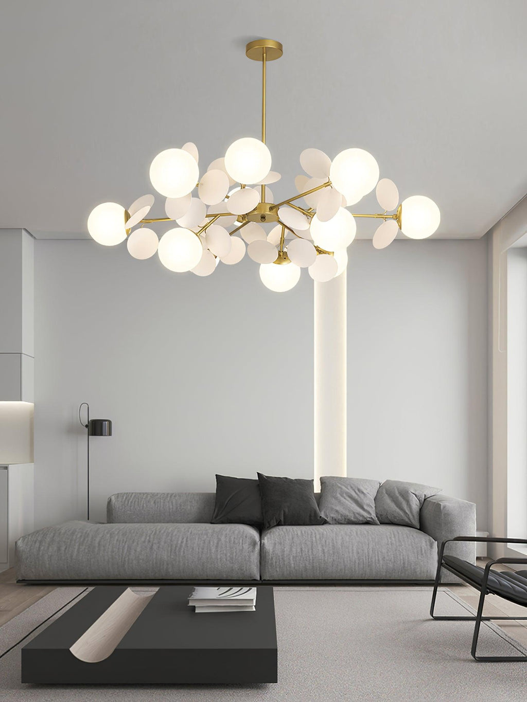 Off White Tree Chandelier