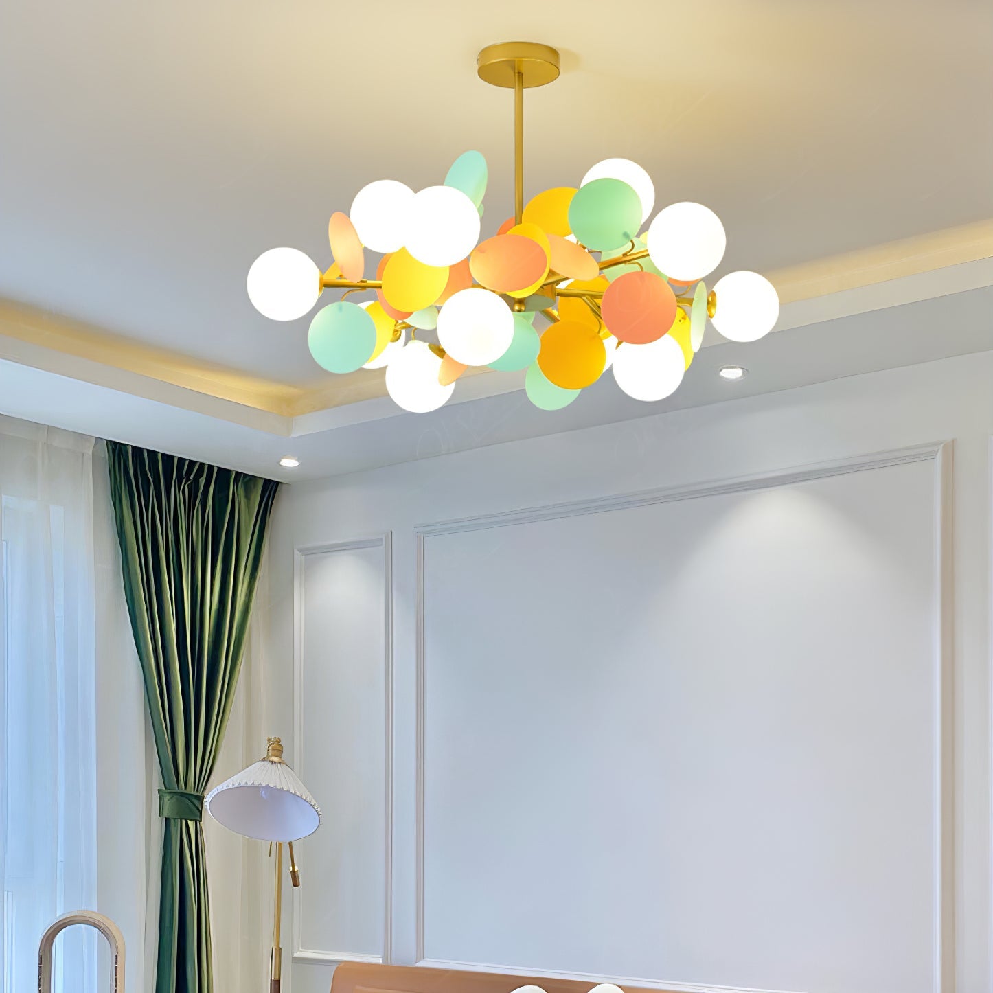 Off White Tree Chandelier