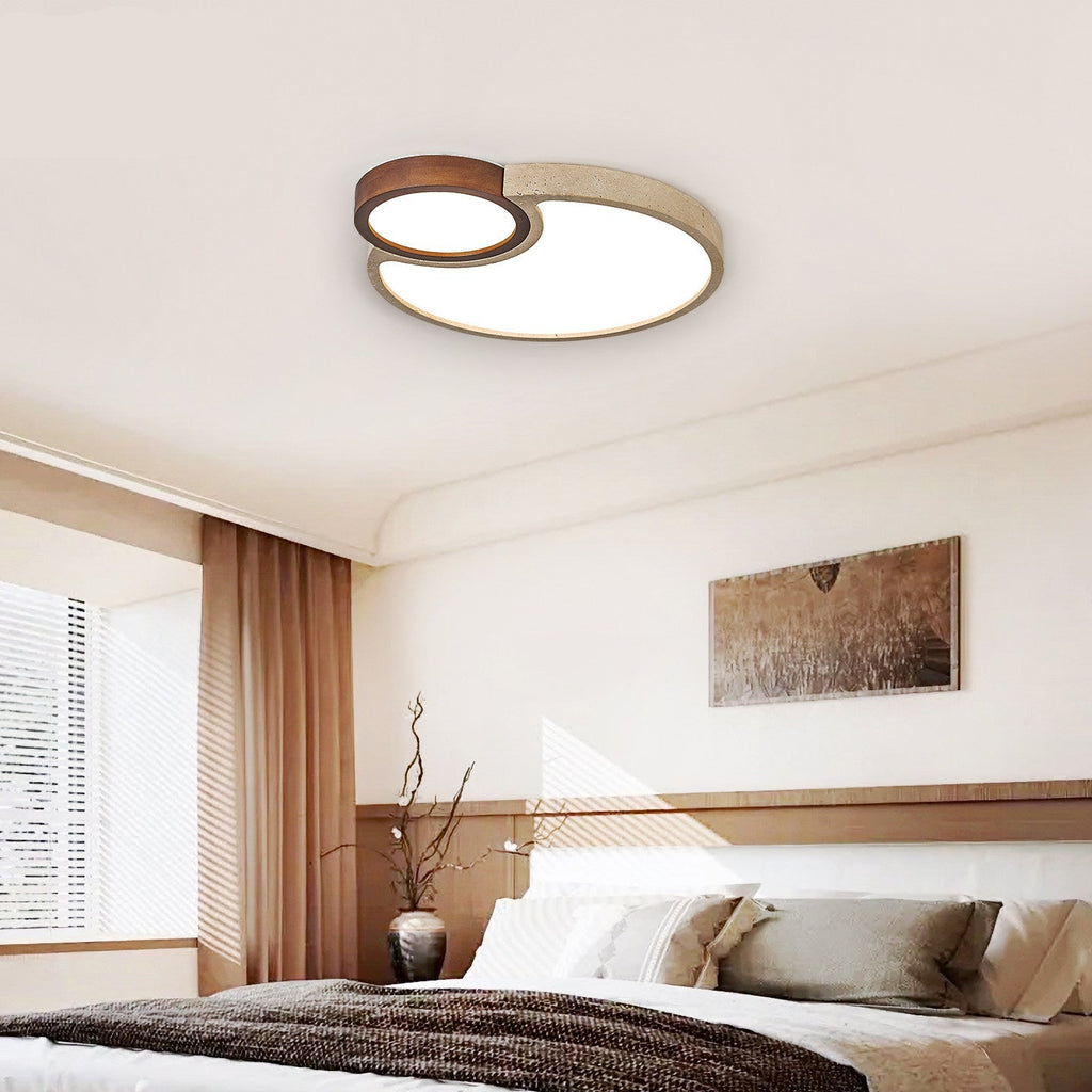 Orba Travertine Ceiling Light