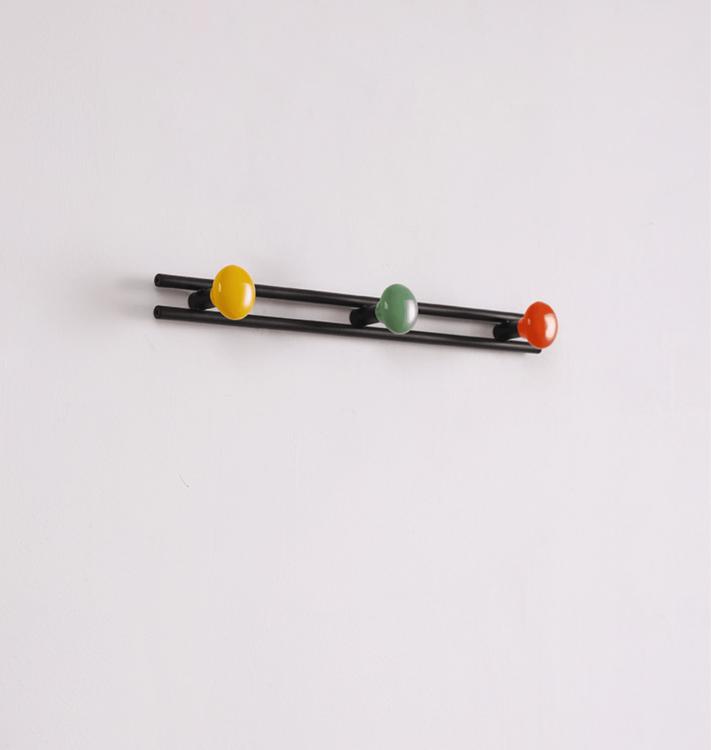 Pallini Ceramic Knob Wall Coat Rack