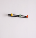 Pallini Ceramic Knob Wall Coat Rack