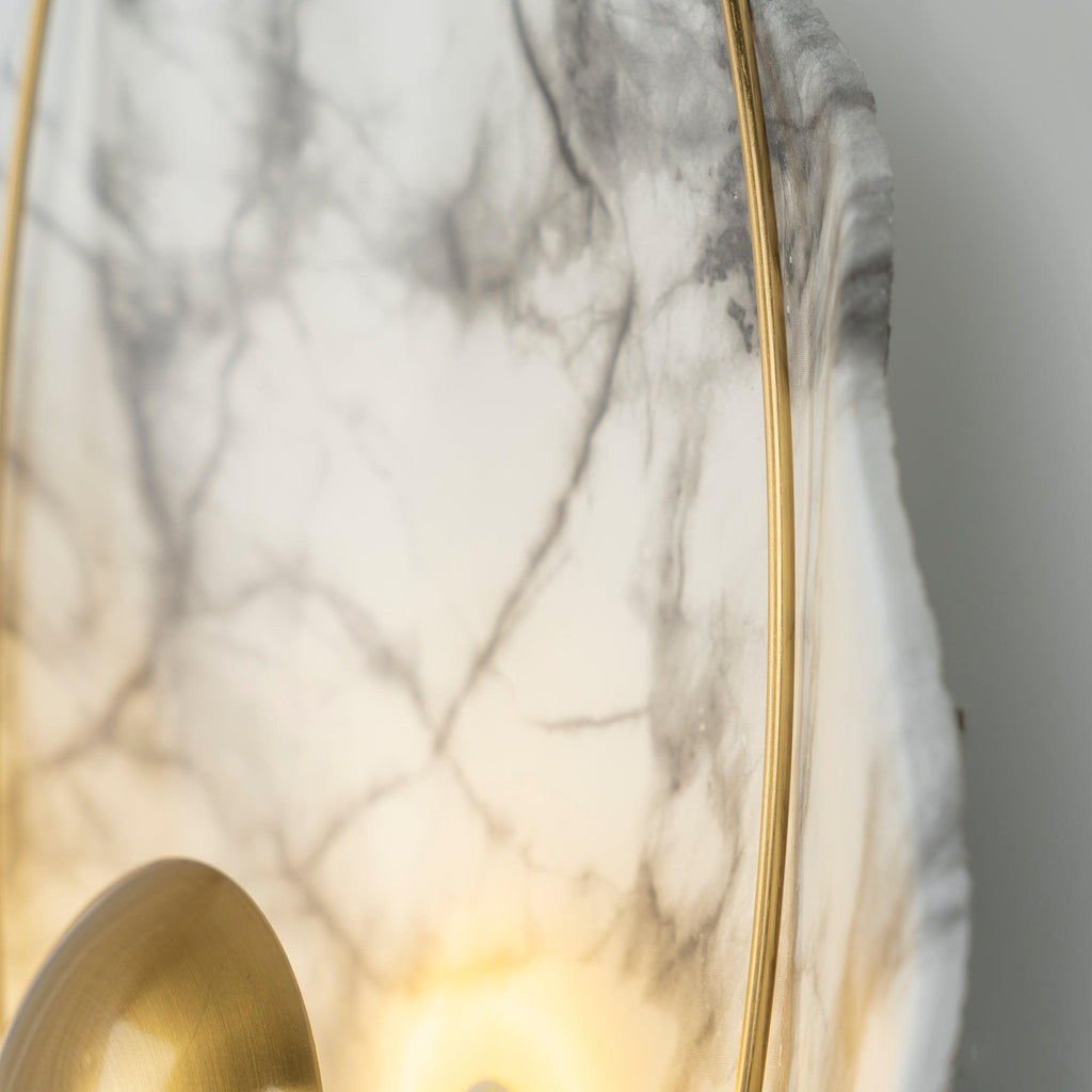 Marbled Shell Wall Sconce