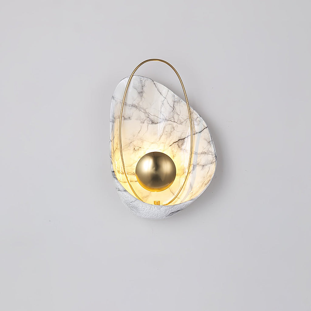 Marbled Shell Wall Sconce