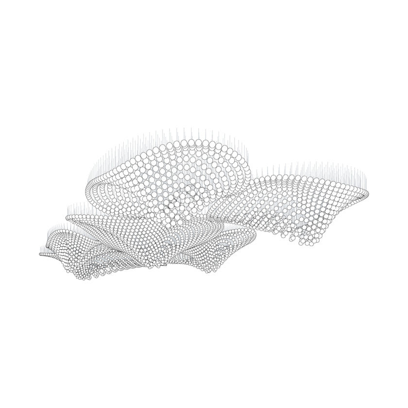 Pearl Wave Chandelier
