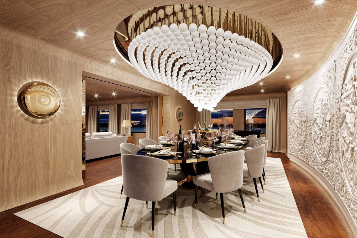 Pearl Wave Chandelier