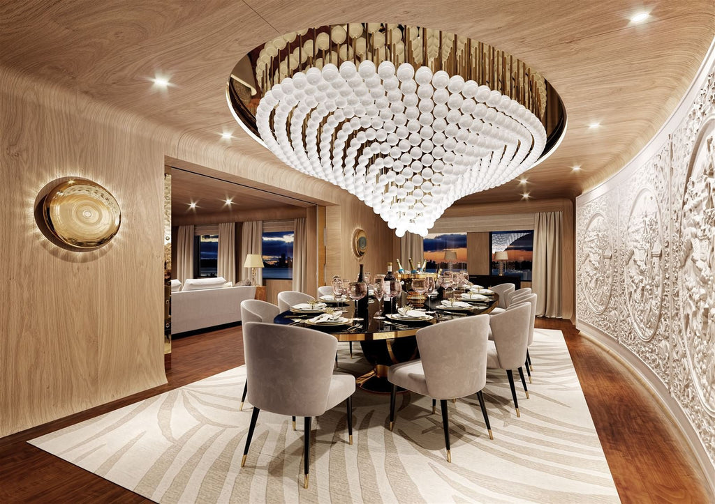 Pearl Wave Chandelier