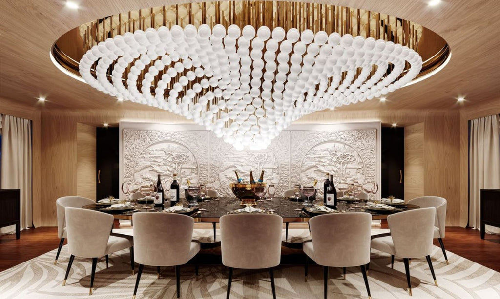 Pearl Wave Chandelier
