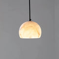 Petal Alabaster Dome Staircase Chandelier