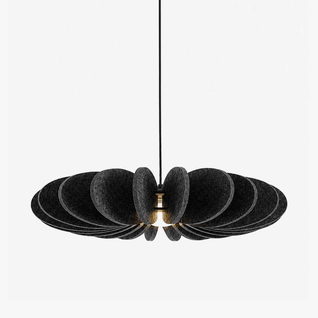 Petal Disc Acoustic Felt Pendant Lamp