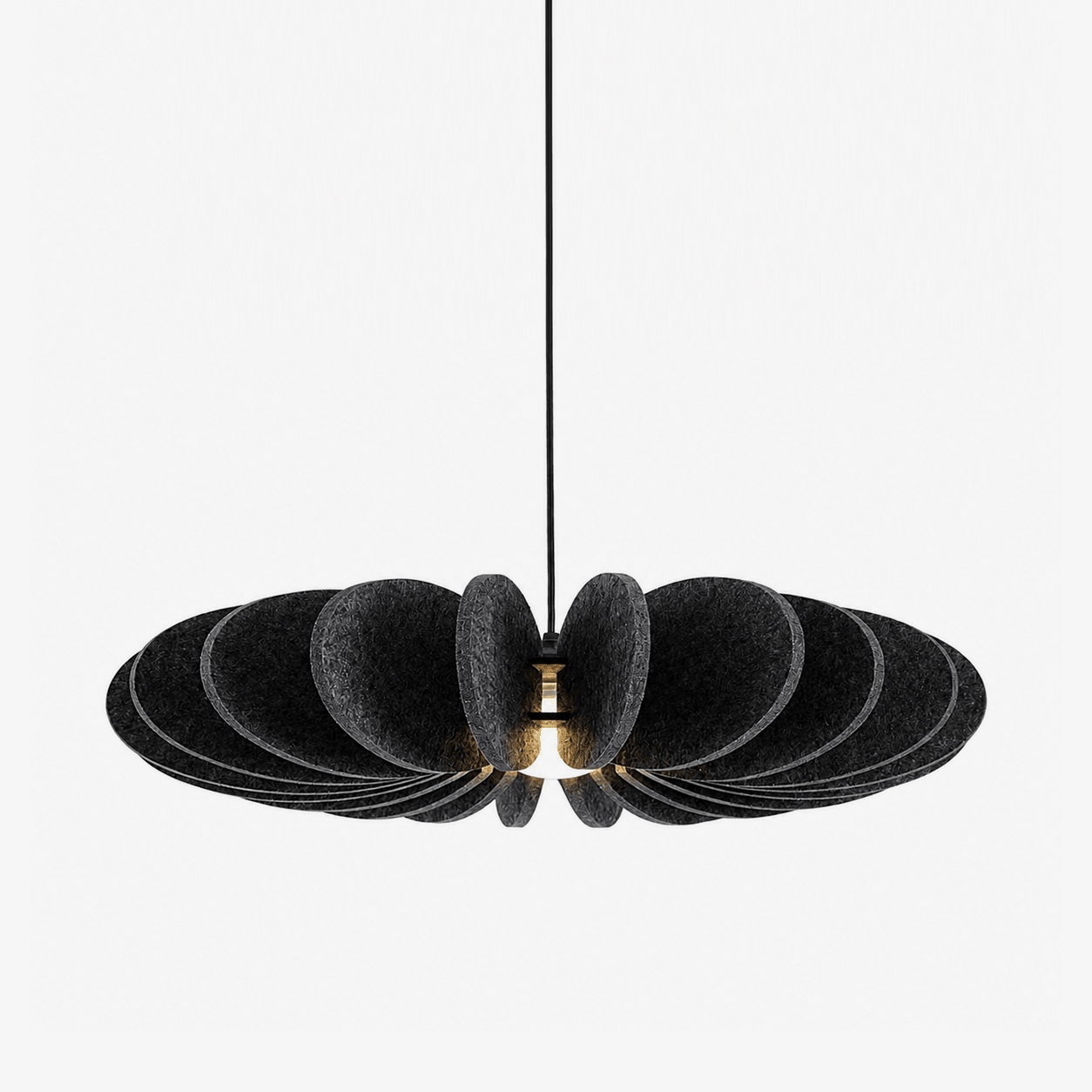 Petal Disc Acoustic Felt Pendant Lamp