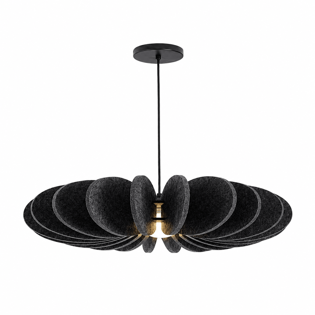 Petal Disc Acoustic Felt Pendant Lamp