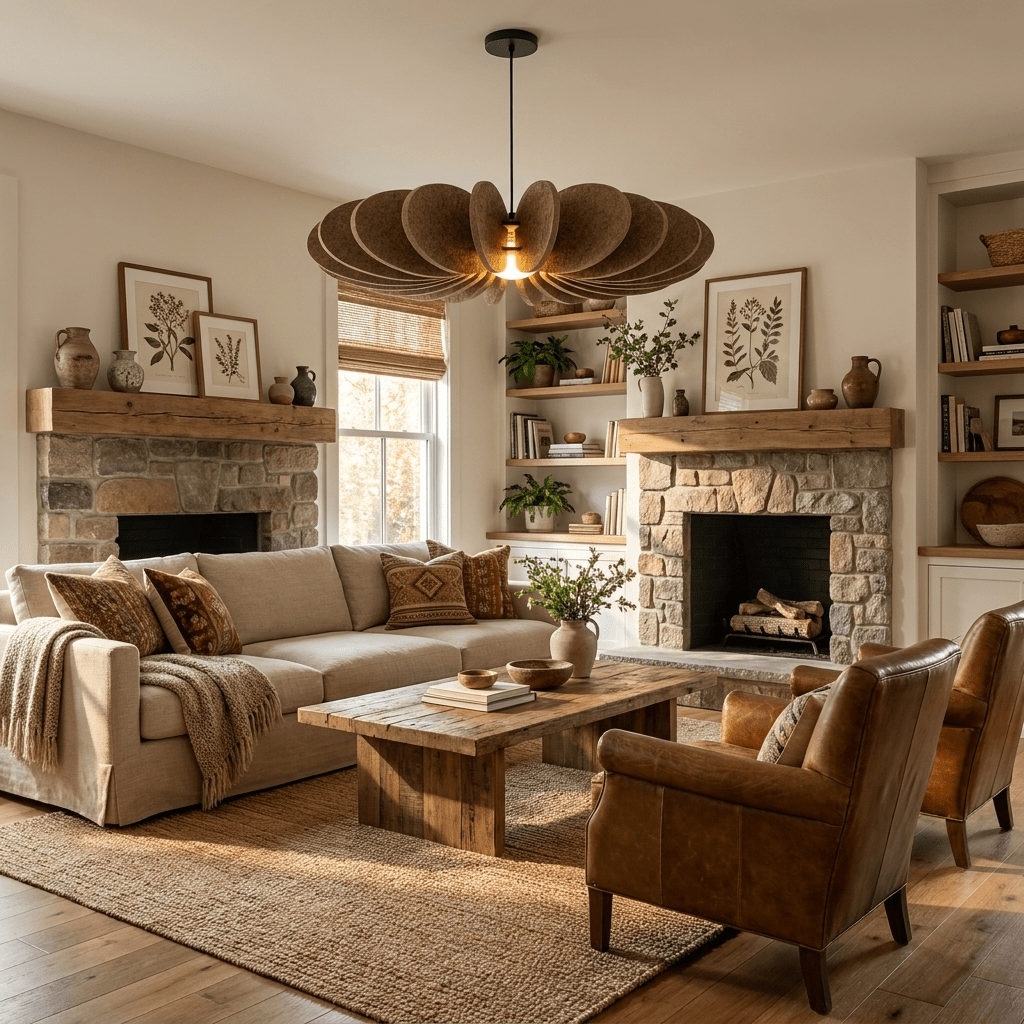 Petal Disc Acoustic Felt Pendant Lamp