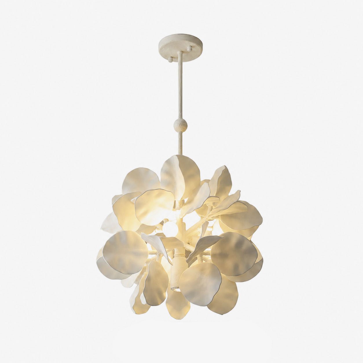 Petal Grove Plaster Chandelier