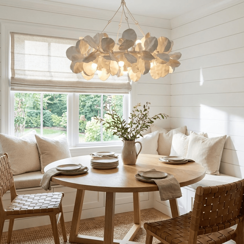 Petal Grove Plaster Chandelier