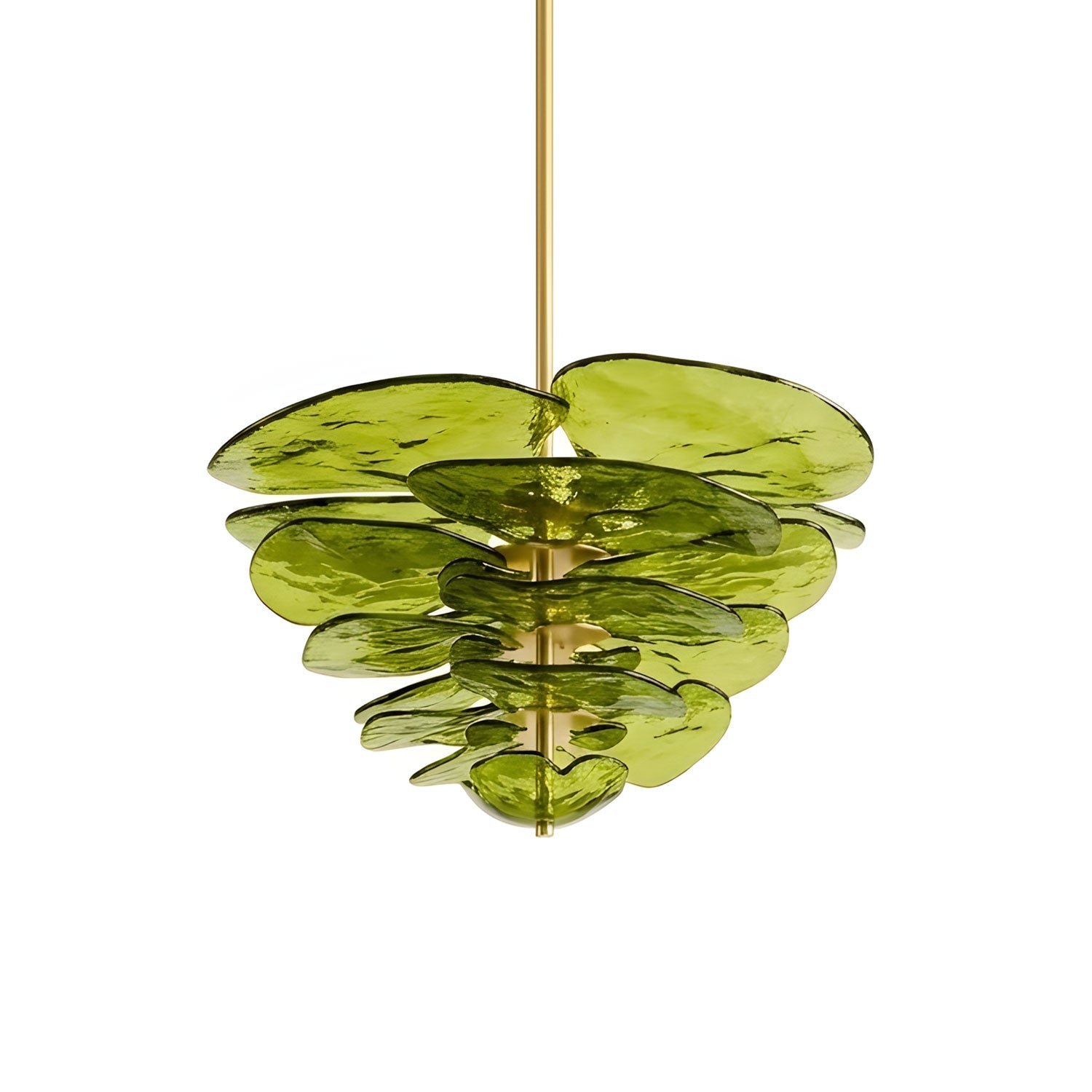 Petals Gold Murano Chandelier